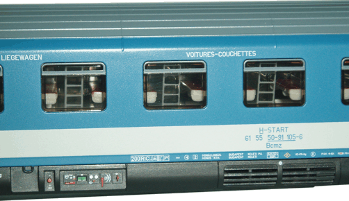 Vagón H0 - 628/52020_Bcmz_MAV-START*V.ep.