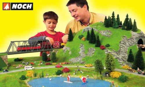 NOCH - modely kolajísk a materiály na stavby