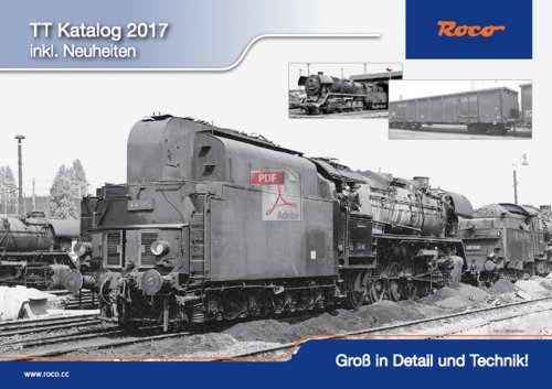 ROCO nový TT katalóg 2017 aj s novinkami súbor PDF 3,95 MB